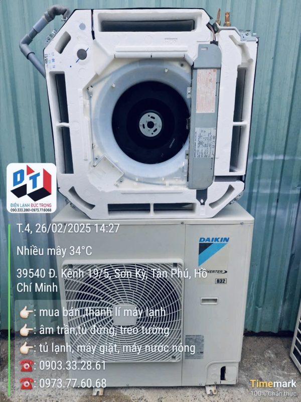 MÁY LẠNH DAKIN ÂM TRẦN 5.5HP INVER - Hình ảnh 3